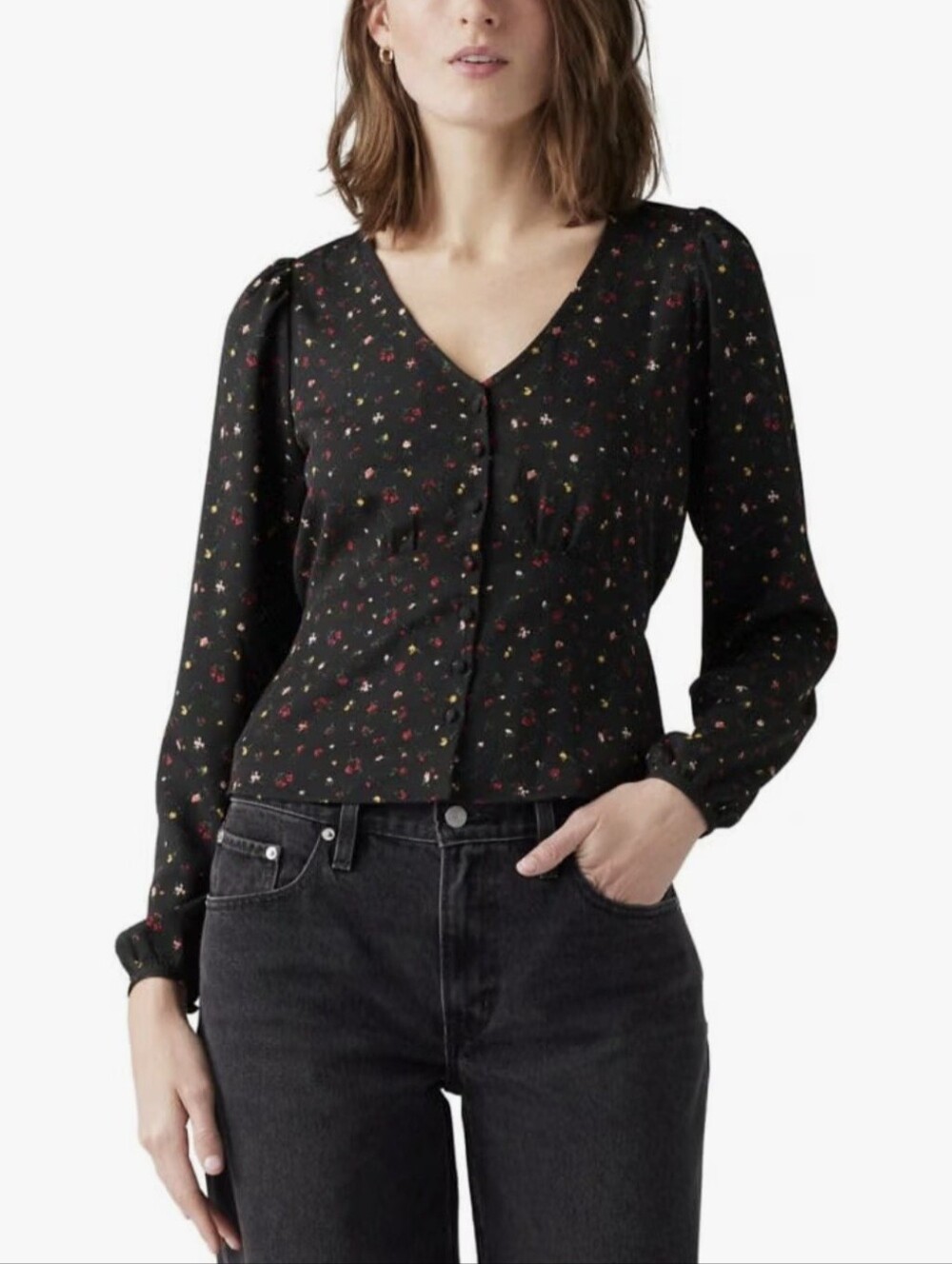 Levi's Women's Dolores Long Sleeve Blouse